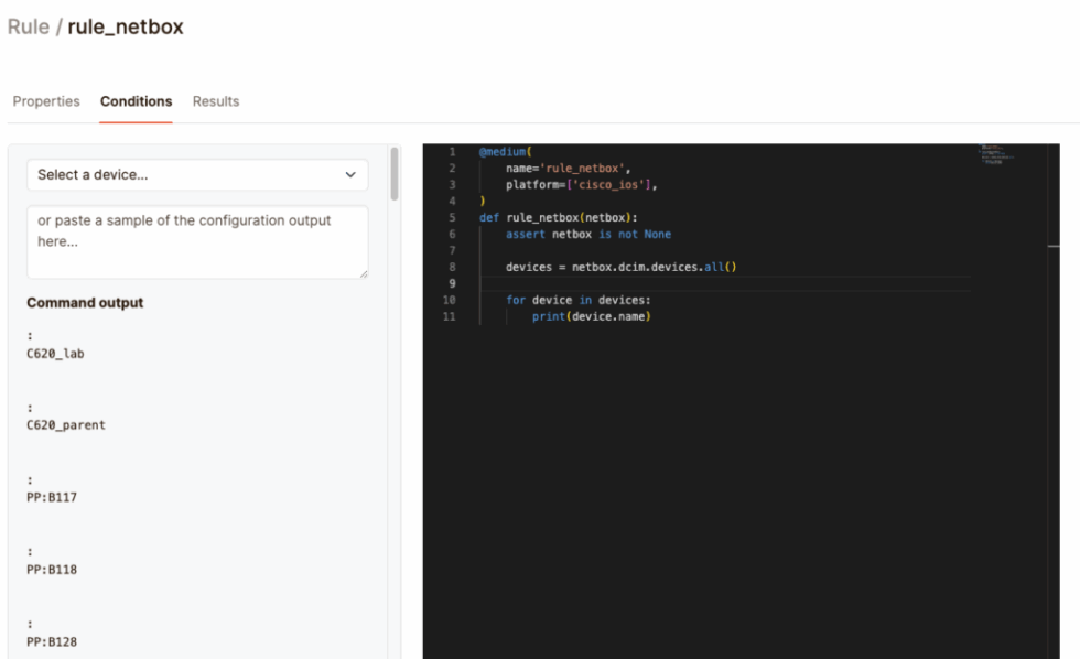 NetBox integration - Netpicker