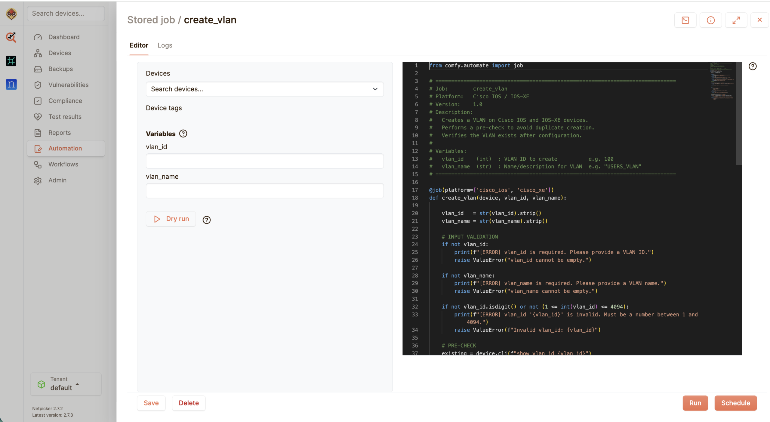 Netpicker - Automation Netpicker - Automation